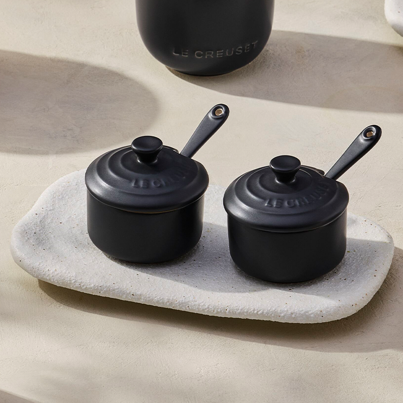 Serenity Collection Condiment Pots (Set of 2)